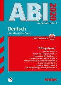 Abi - auf einen Blick! Deutsch Nordrhein-Westfalen 2020, Buch