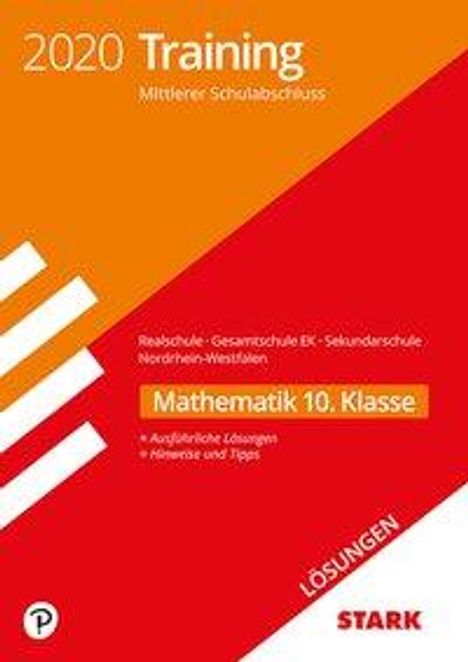 Lös. zu Tr. Mittlerer Schulabschluss NRW 2019 - Mathe, Buch