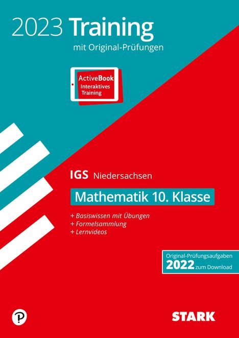 STARK Original-Prüfungen und Training Abschlussprüfung IGS 2023 - Mathematik 10. Klasse - Niedersachsen, 1 Buch und 1 Diverse
