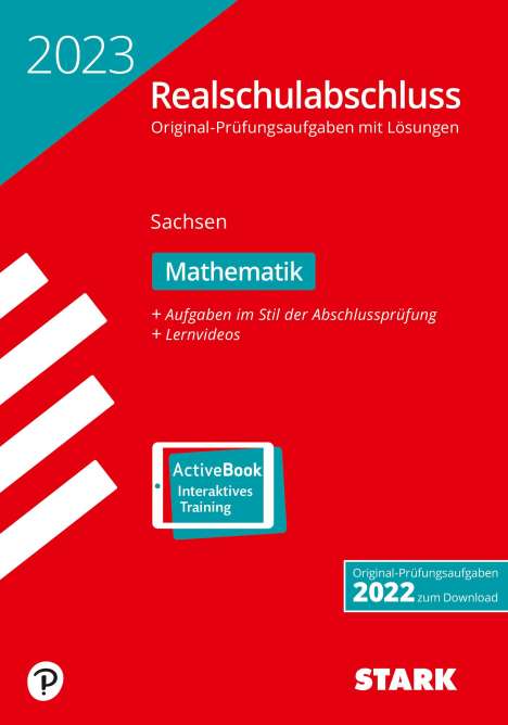 STARK Original-Prüfungen Realschulabschluss 2023 - Mathematik - Sachsen, 1 Buch und 1 Diverse