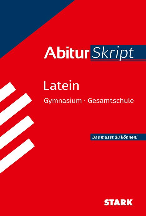 Thomas Dold: STARK AbiturSkript - Latein, Buch