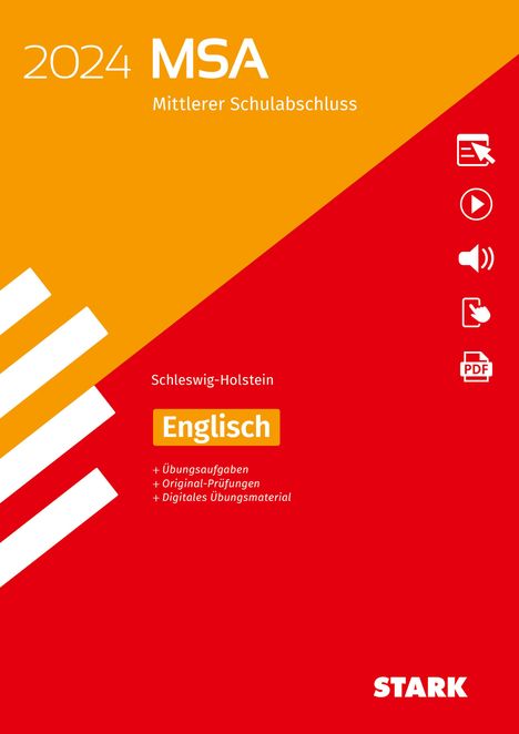 STARK Original-Prüfungen und Training MSA 2024 - Englisch - Schleswig-Holstein, 1 Buch und 1 Diverse