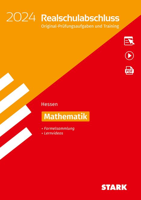 STARK Original-Prüfungen und Training Realschulabschluss 2024 - Mathematik - Hessen, 1 Buch und 1 Diverse