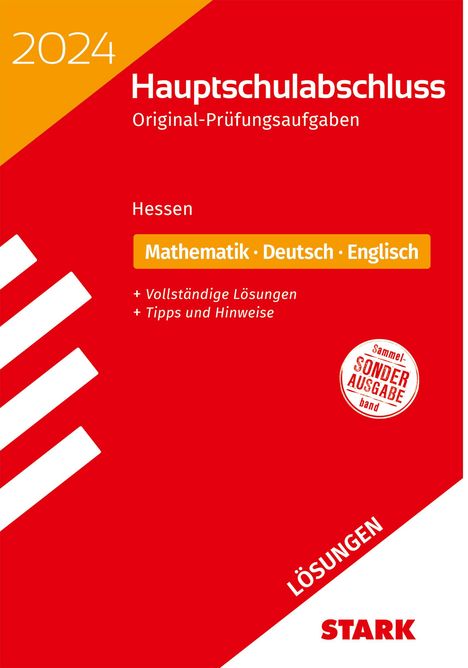 STARK Lös. zu Orig-Prüf. HSA 2024 Mathe/Deutsch/Engl. HE, Buch