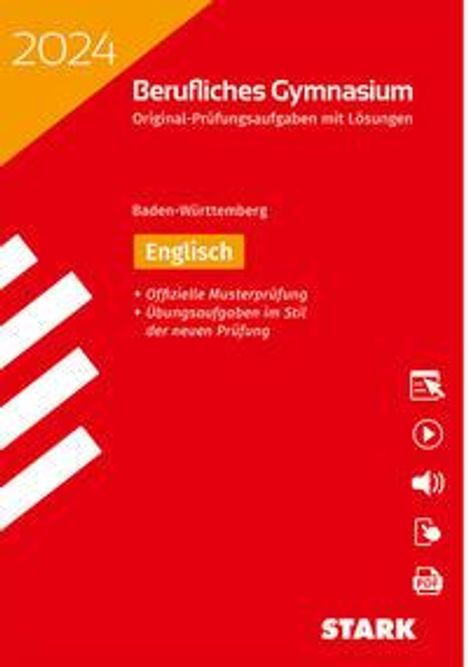 Rainer Jacob: STARK Abiturprüfung Berufliches Gymnasium 2024 - Englisch - BaWü, 1 Buch und 1 Diverse