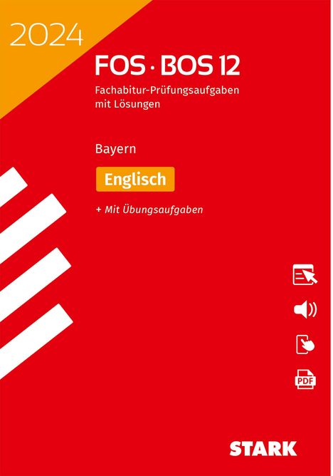 Günther Albrecht: STARK Abiturprüfung FOS/BOS Bayern 2024 - Englisch 12. Klasse, 1 Buch und 1 Diverse
