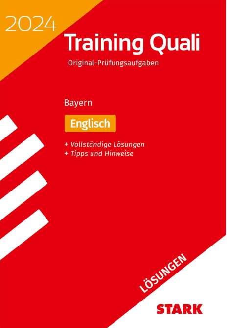 Birgit Mohr: STARK Lösungen zu Training Abschlussprüfung Quali Mittelschule 2024 - Englisch 9. Klasse - Bayern, Buch