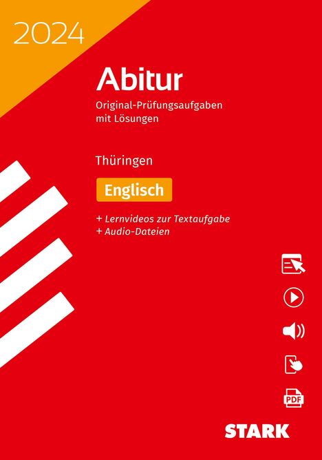 STARK Abiturprüfung Thüringen 2024 - Englisch, 1 Buch und 1 Diverse