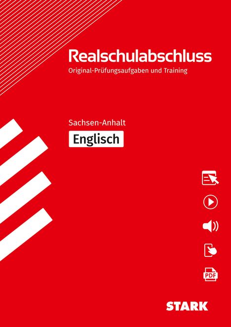 STARK Original-Prüfungen und Training Realschulabschluss - Englisch - Sachsen-Anhalt, 1 Buch und 1 Diverse