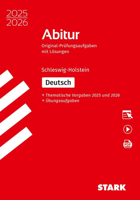 STARK Abiturprüfung Schleswig-Holstein 2025/26 - Deutsch, 1 Buch und 1 Diverse
