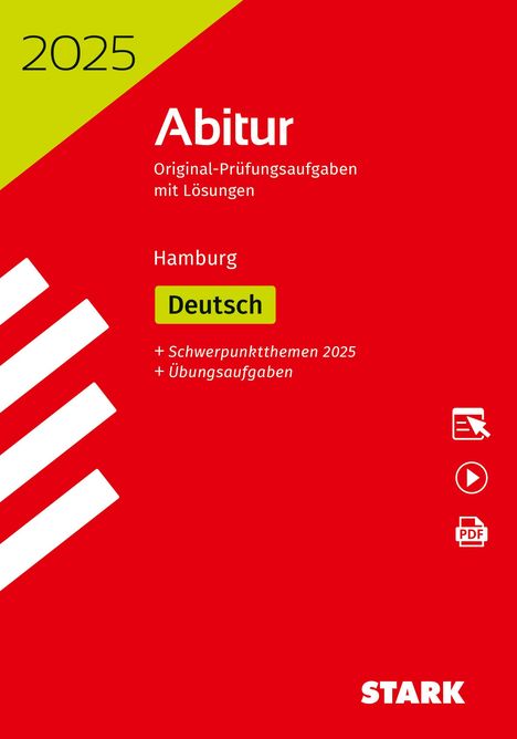 STARK Abiturprüfung Hamburg 2025 - Deutsch, 1 Buch und 1 Diverse