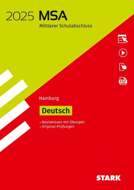 STARK Original-Prüfungen und Training MSA 2025 - Deutsch - Hamburg, 1 Buch und 1 Diverse