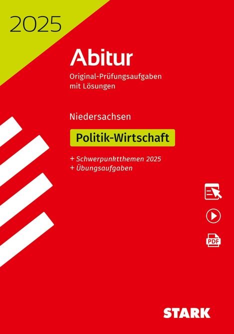 STARK Abiturprüfung Niedersachsen 2025 - Politik-Wirtschaft GA/EA, 1 Buch und 1 Diverse