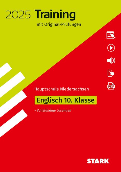 STARK Original-Prüfungen und Training Hauptschule 2025 - Englisch - Niedersachsen, 1 Buch und 1 Diverse