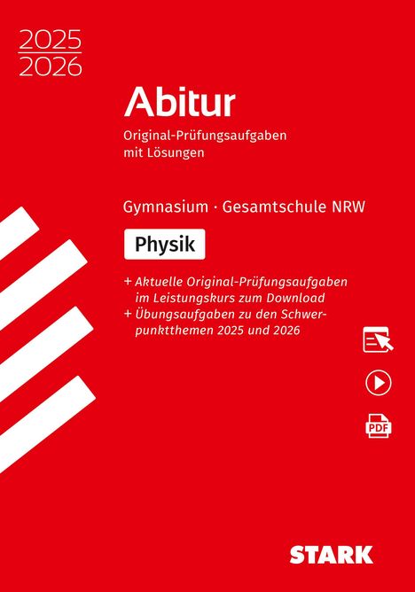 STARK Abiturprüfung NRW 2025/26 - Physik, 1 Buch und 1 Diverse