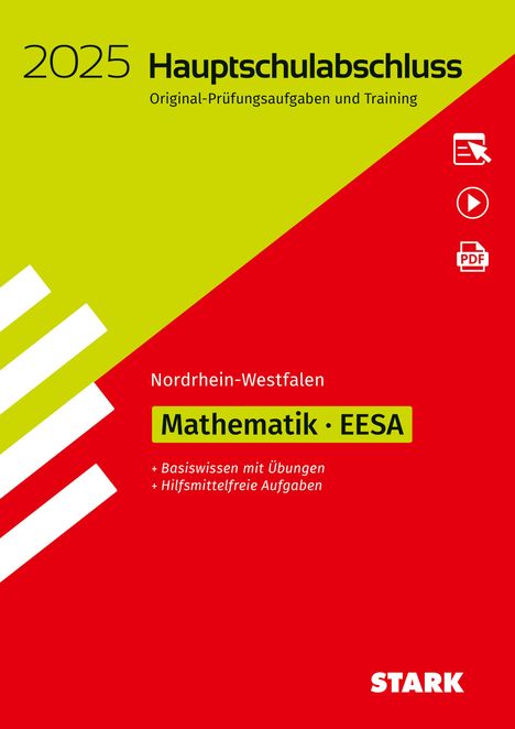 STARK Original-Prüfungen und Training - Hauptschulabschluss / EESA 2025 - Mathematik - NRW, 1 Buch und 1 Diverse