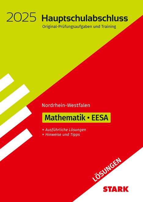 STARK Lösungen zu Original-Prüfungen und Training - Hauptschulabschluss / EESA 2025 - Mathematik - NRW, Buch