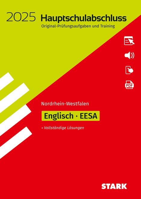STARK Original-Prüfungen und Training - Hauptschulabschluss / EESA 2025 - Englisch - NRW, 1 Buch und 1 Diverse
