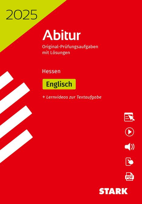 STARK Abiturprüfung Hessen 2025 - Englisch GK/LK, 1 Buch und 1 Diverse