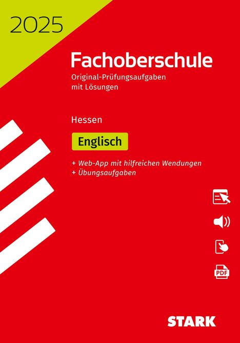 STARK Abschlussprüfung FOS Hessen 2025 - Englisch, 1 Buch und 1 Diverse