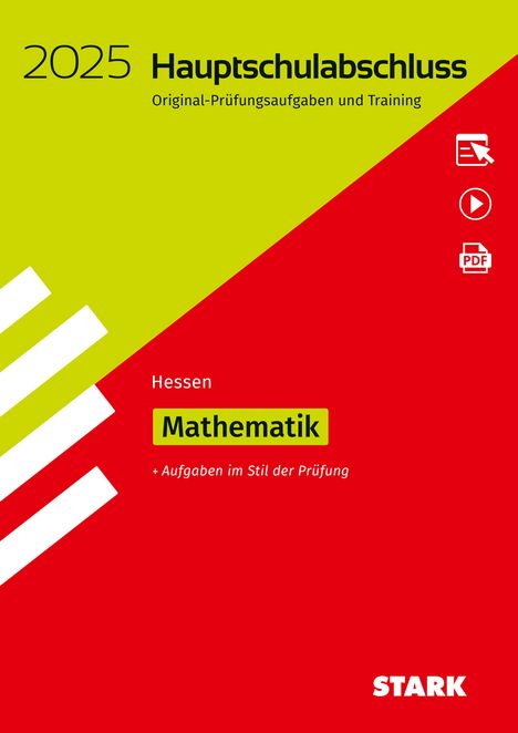 STARK Original-Prüfungen und Training Hauptschulabschluss 2025 - Mathematik - Hessen, 1 Buch und 1 Diverse