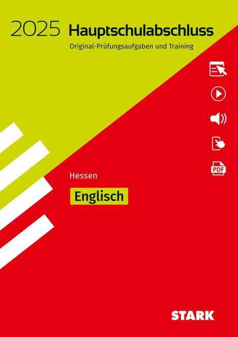 STARK Original-Prüfungen und Training Hauptschulabschluss 2025 - Englisch - Hessen, 1 Buch und 1 Diverse