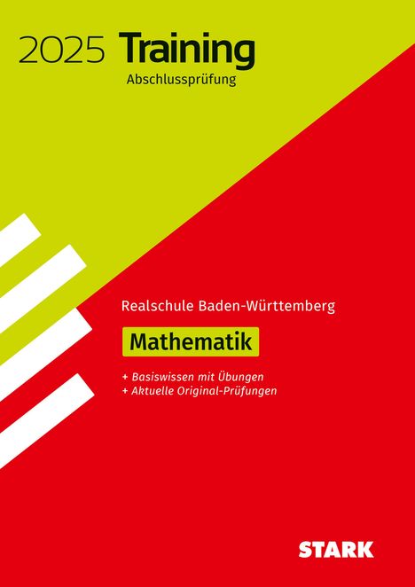 STARK Training Abschlussprüfung Realschule 2025 - Mathematik - BaWü, Buch
