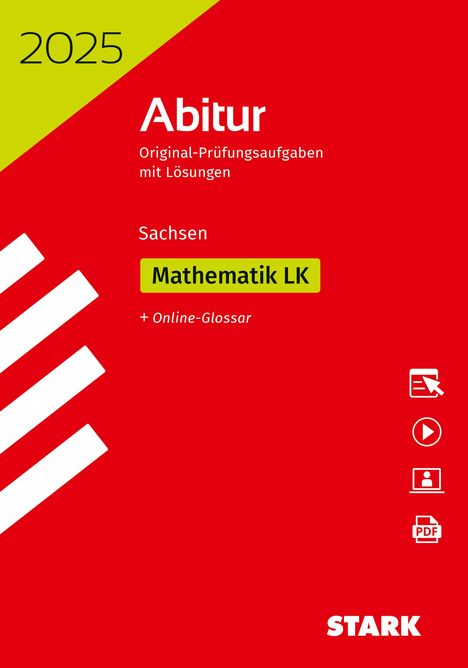 STARK Abiturprüfung Sachsen 2025 - Mathematik LK, 1 Buch und 1 Diverse