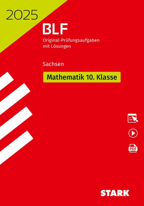 STARK BLF 2025 - Mathematik 10. Klasse - Sachsen, 1 Buch und 1 Diverse