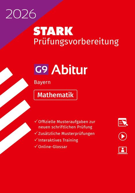 STARK Abiturprüfung Bayern 2026 - Mathematik eA, 1 Buch und 1 Diverse