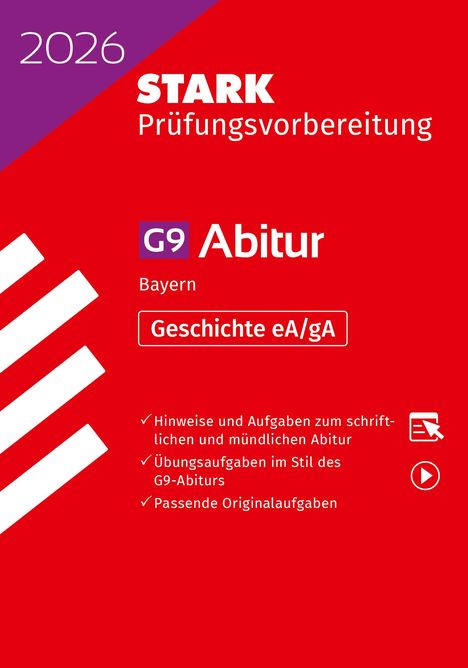 STARK Abiturprüfung Bayern 2026 - Geschichte eA/gA, 1 Buch und 1 Diverse