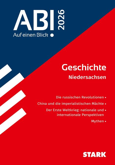 STARK Geschichte - Abi - Auf einen Blick! 2026 Niedersachsen, Buch