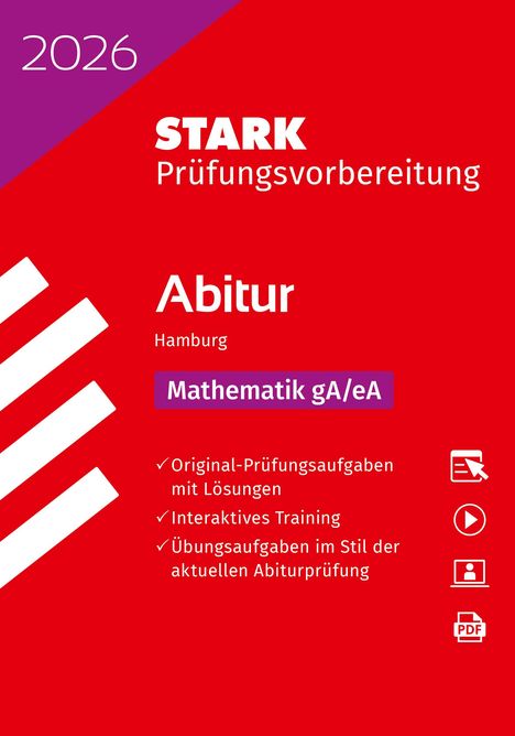 STARK Mathematik gA/eA - Abitur 2026 Hamburg - Prüfungsvorbereitung, 1 Buch und 1 Diverse