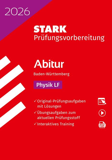 STARK Physik LF - Abitur 2026 BW - Prüfungsvorbereitung, 1 Buch und 1 Diverse