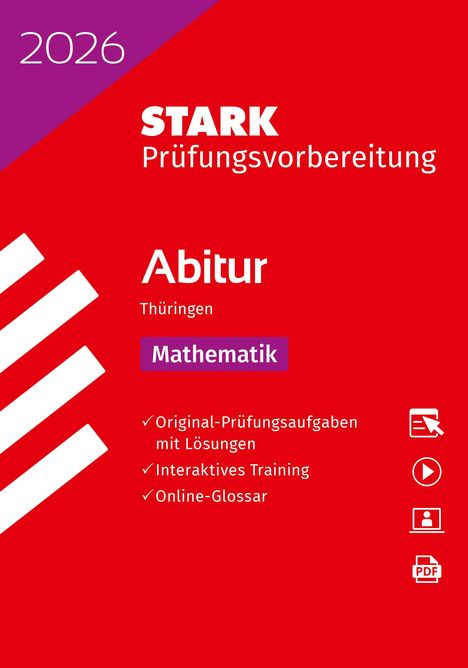 STARK Mathematik - Abitur 2026 Thüringen - Prüfungsvorbereitung, 1 Buch und 1 Diverse
