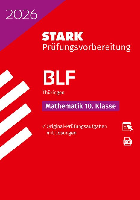 STARK Mathematik 10. Klasse - BLF Gymnasium 2026 Thüringen - Prüfungsvorbereitung, 1 Buch und 1 Diverse