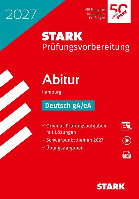 2027, STARK Prüfungsvorbereitung, Abitur Hamburg, Deutsch gA/eA, Original-Prüfungsaufgaben, Schwerpunkthemen.