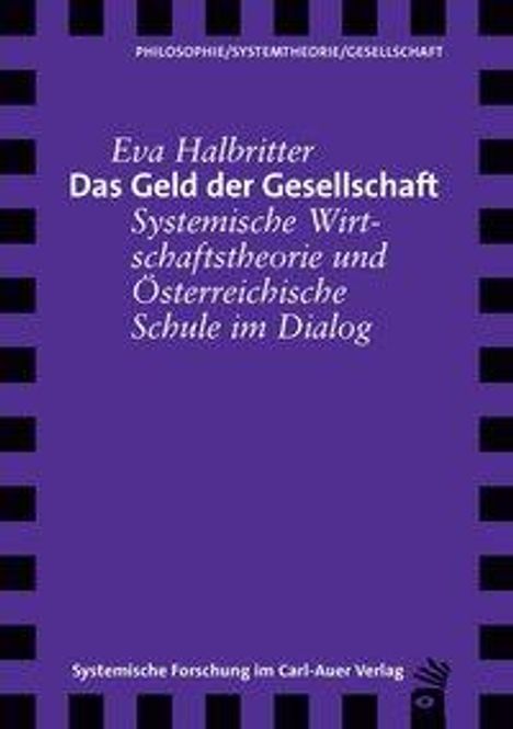 Eva Halbritter: Das Geld der Gesellschaft, Buch
