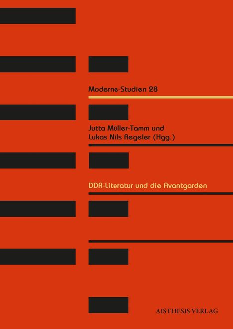 DDR-Literatur und die Avantgarden, Buch