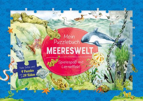 Mein Puzzlebuch Meereswelt, Buch