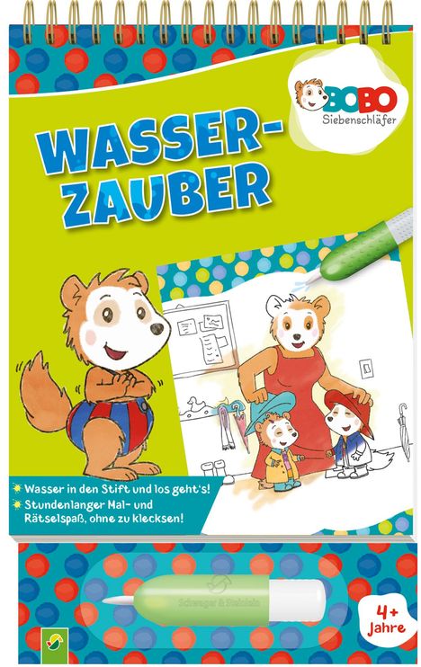 Bobo Siebenschläfer Wasserzauber: Einfach mit Wasser malen!, Buch