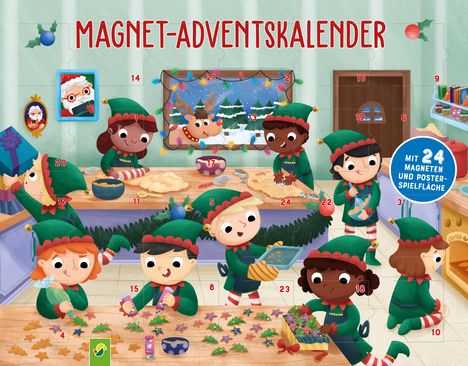 Mit den Wichteln durch den Advent | Magnet-Adventskalender, Kalender