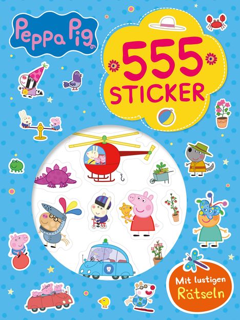 Peppa Pig 555 Sticker, Buch