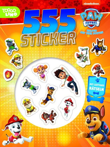 PAW Patrol 555 Sticker, Buch