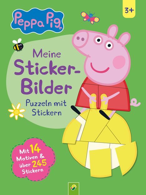 Schwager &amp; Steinlein Verlag: Peppa Pig Meine Sticker-Bilder. Puzzeln mit Stickern, Buch