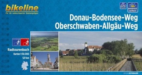 Bikeline Donau-Bodensee-Weg/Oberschwaben-Allgäu-Weg, Buch