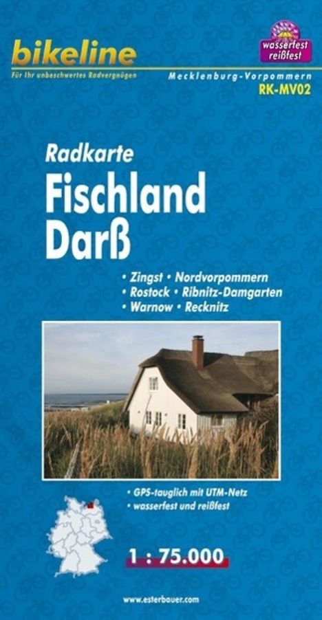 Bikeline Radkarte Fischland, Darß, Vorpommern, Diverse