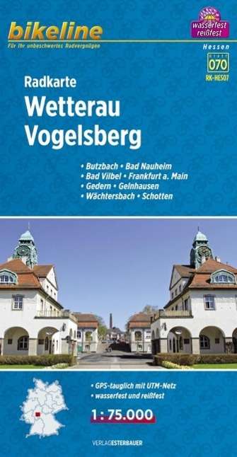 Bikeline Radkarte Deutschland/Wetterau Vogelsberg, Karten