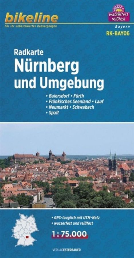 Bikeline Radkarte Nürnberg und Umgebung, Diverse