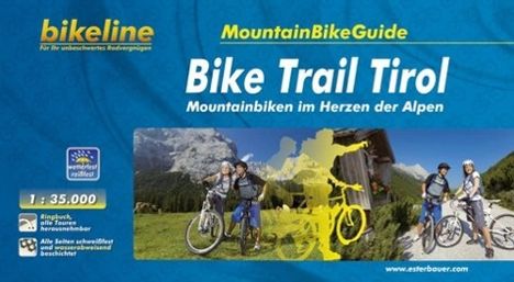 bikeline MountainBikeGuide Bike Trail Tirol, Buch